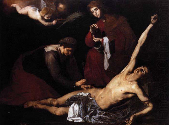 Jusepe de Ribera St Sebastian Tended by the Holy Women china oil painting image